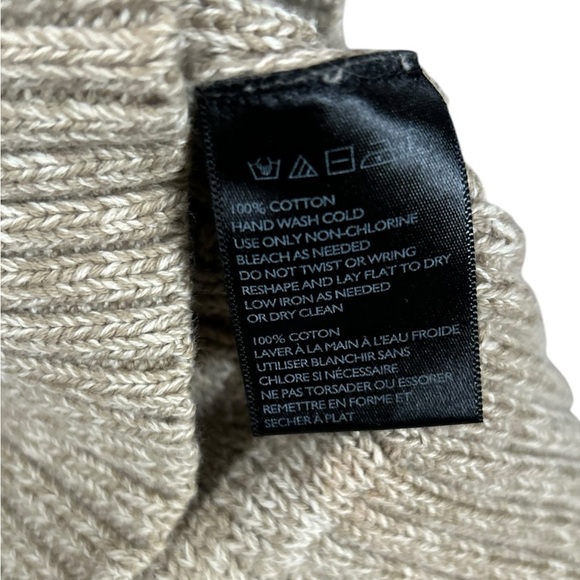 CPO PROVISIONS Womens Fisherman Aesthetic Cable Knit Button Shawl Collar Sweater - Picture 5 of 5